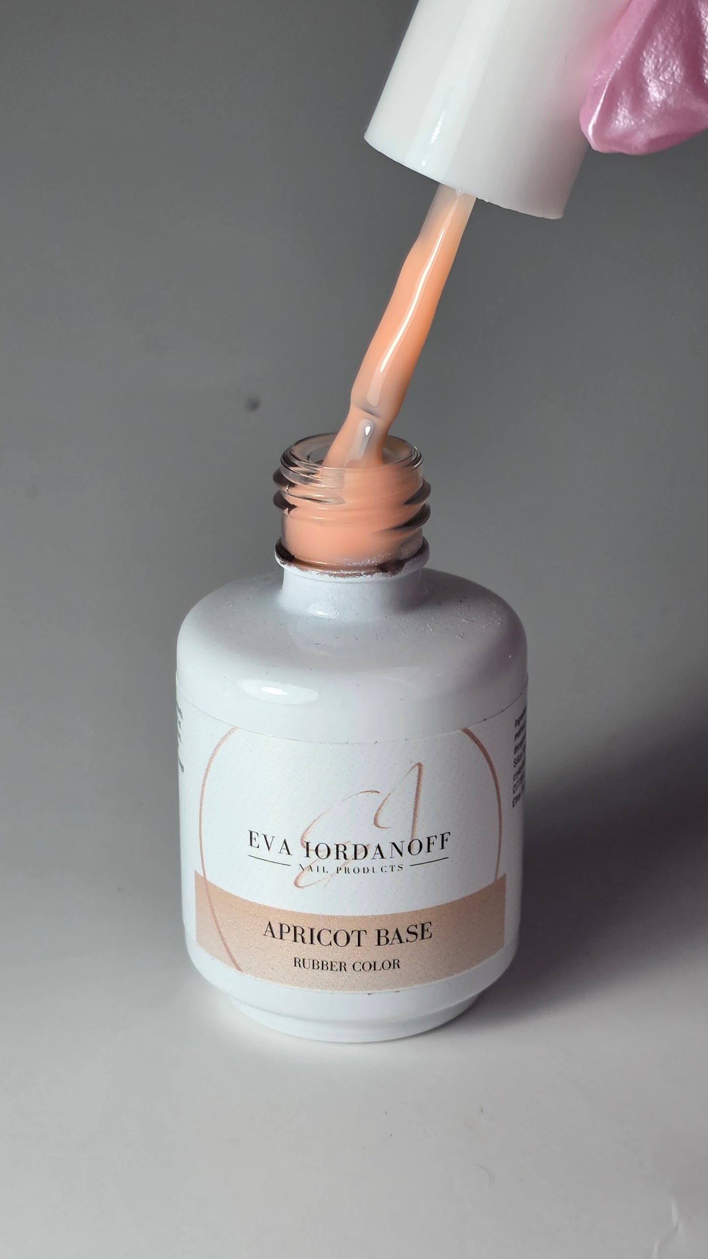 Rubber base color apricot