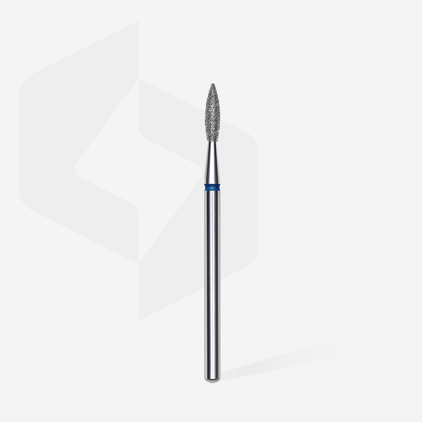 Embout diamant Staleks expert Flamme pointue bleue, ø 2,1 mm, partie active 8 mm