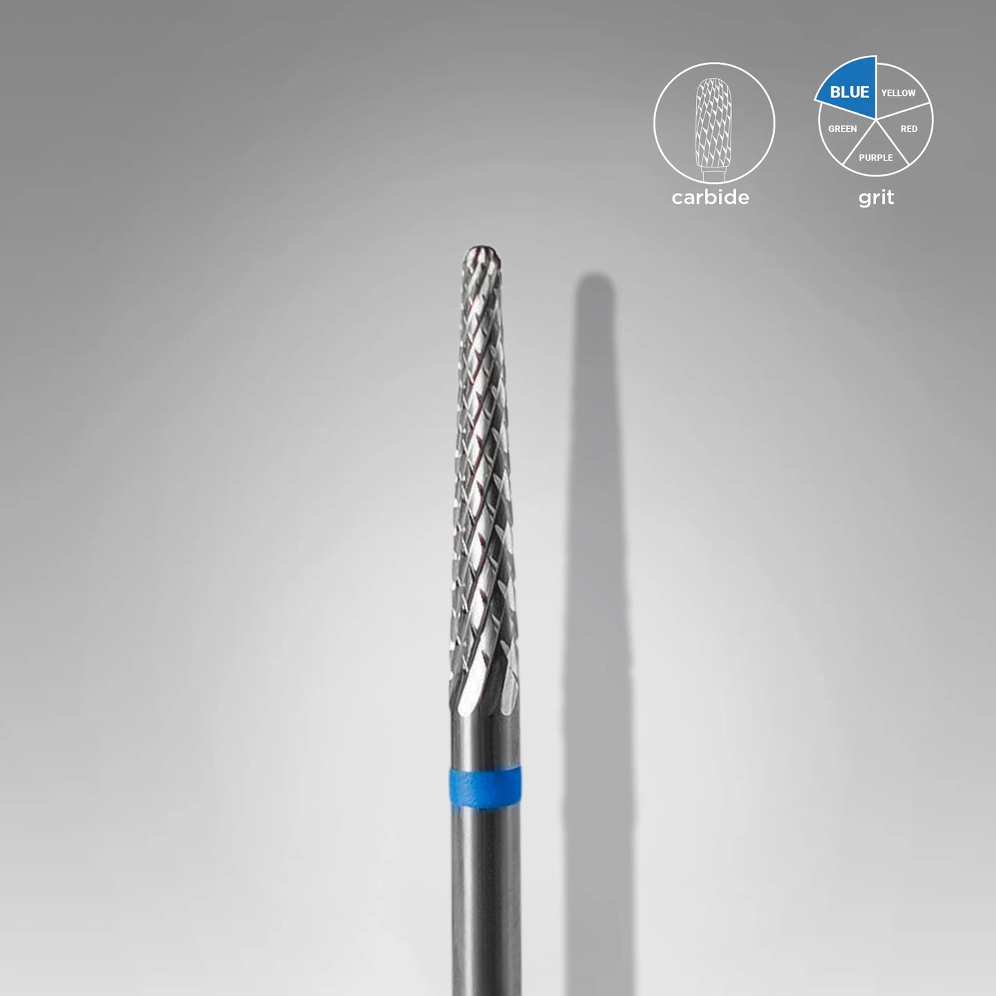 Embout carbure Staleks expert Cône bleue, ø 2,3 mm, partie active 14 mm