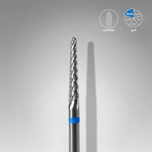 Embout carbure Staleks expert Cône bleue, ø 2,3 mm, partie active 14 mm