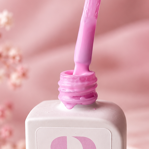 Vernis semi-permanent Barbie Cynaila rose lumineux 13 ml